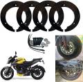 Universal Motorcycle Wheel Covers Pro Disk – 17" Carbon Fiber Edition. 