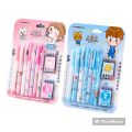 fountain ink pen set for boys and girls 6 pens & 1 ink remover cartridges ink pen plastic body by chren stationery china. 