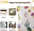 Non Woven Fabric Clothes Storage Bag Pineapple Pattern Quilt Storage Bag For Home Size 72 x 40 CM. 