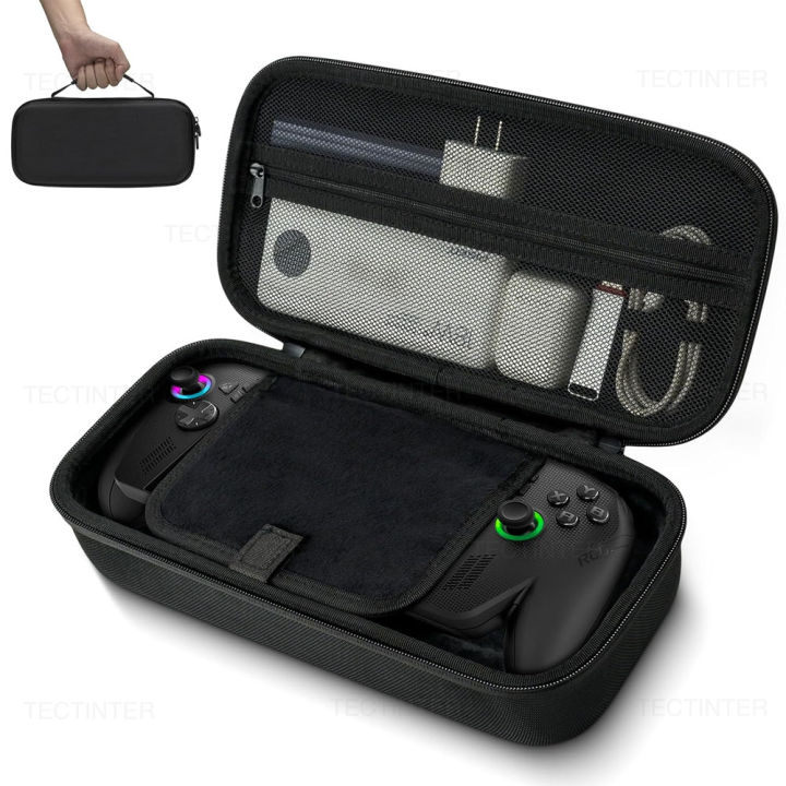 Large Capacity Carrying Case for ROG XBOX ALLY X 2025 Handheld Hard EVA Travel Storage Bag for ROG Xbox Ally X Accessories
