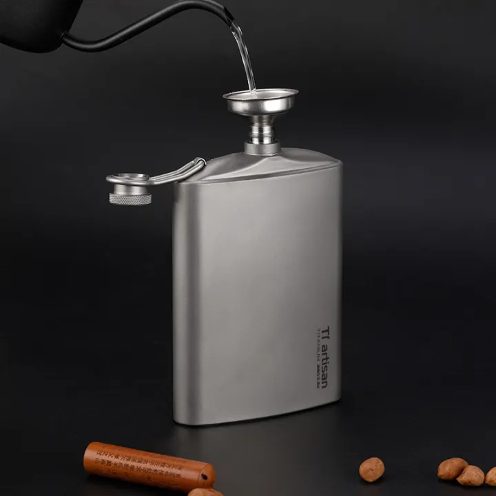 Tiartisan%20Titanium%20260ml%20Alcohol%20Flask%20Outdoor%20Camping%20Ultralight%20Portable%20Whiskey%20Wine%20Bottle%20%20With%20Funnel%20-%20Image%202