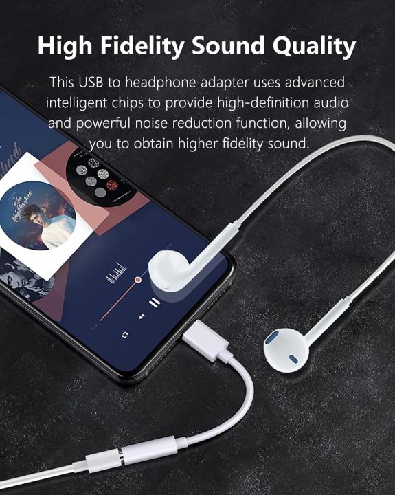USB%20C%20to%203.5mm%20Audio%20Headphone%20Jack%20Adapter,USB%20C%20Dongle%20Cord%20Cable%20Compatible%20with%20iPhone%2017/16/15,%20%20S25S24-%20White%20-%20Image%203