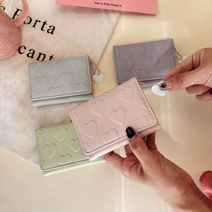 Ladies wallet Floral Cute printed short wallet purse ladies clutch beautiful stylish Mini wallet leather wallet
