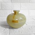 Onyx Marble bowl with Lid, Light Green Onyx Bowl, Onyx Candy Dish, Onyx Jewelry Box, Onyx Trinket Box, Handmade Home Decor. 