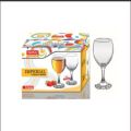 goblets glass. 