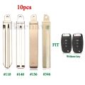 Jingyuqin 10PCS Replacement For Hyundai Verna Kia K5 S522 YN HU134 HYN14R TOY40 HY20 Flip Remote Car Key Blade.