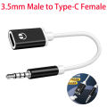 Type C Earphone Adapter 3.5mm Male Type-c Female Converter Aux Cable Headphone Converter 3 5mm To Type C Adapter Conversion.