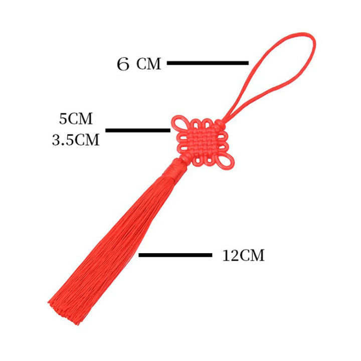 5pcs%2024cm%20New%20Acrylic%20Plastic%20Chinese%20Tassel%20Small%20Big%20Red%20Festive%20Tassel%20Spring%20Festival%20Decoration%20Chinese%20Knot%20Car%20Hitch%20-%20Image%206