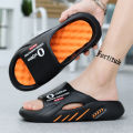 Summer Men Massage Slippers Slides Indoor Outdoor Sandals Beach Casual Shoes Comfortable Sole Men's Slippers Big Size 38-47.