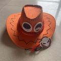 Brdwn Unisex Portgas D Ace Anime Cosplay Hats Cowboy Cap Adult Christmas .