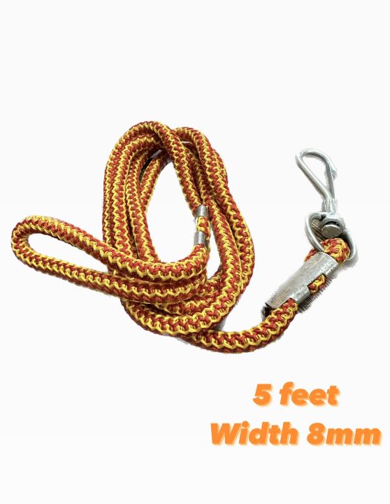 Dogs%20Rope%20Leash%20(%20Orange%20Color%20)%208mm%205%20ft%20length%20-%20Image%202