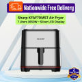 Sharp KFAF70MST Air Fryer 7 Liters 1650W – Silver. 