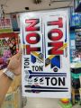 Ton cricket bat sticker emboss. 