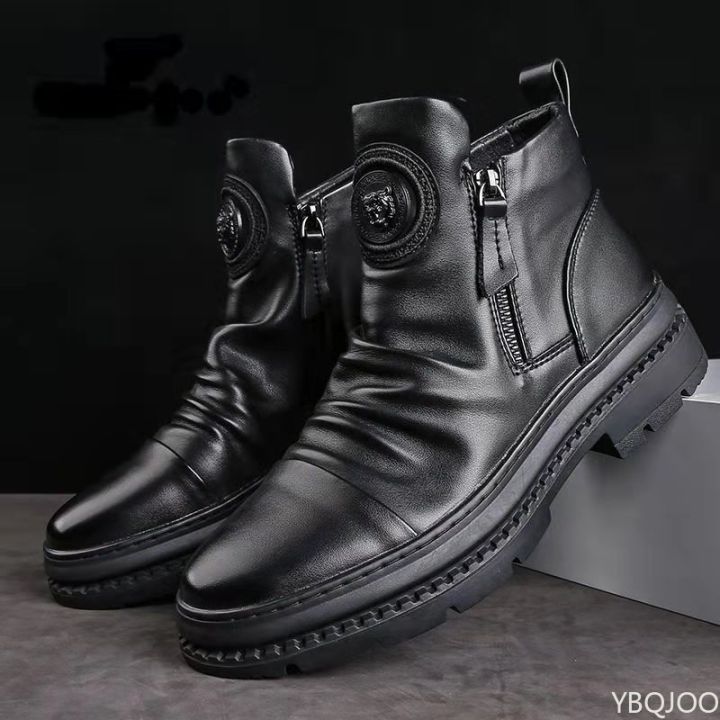 New%20Spring%20Luxury%20Minimalist%20Men%20Ankle%20Boots%20Fashionable%20Versatile%20High%20Top%20Shoes%20Zipper%20Retro%20Comfortable%20Men's%20Boots%20-%20Image%207