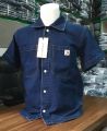 Mens Denim Jeans Half Shirt. 