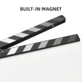 Acrylic Clapperboard Film Clapboard Movie Director's Slate Cut Action Scene Clapper Board Film Slate Dry Erase Clapperboard. 