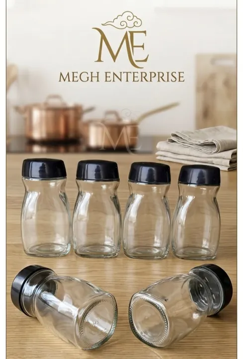 Glassware%20Food%20Jar,%20Food%20Container,%20Jar%20(lid%20Multicolour)%206pcs%20120ml%20-%20Image%205