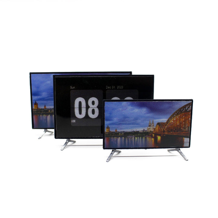 1pcs%201:12%20Doll%20House%20TV%20Simulation%20Television%20Mini%20TV%20With%20Stand%20Base%20Model%20Miniature%20Furniture%20Dollhouse%20Living%20Room%20Decoration%20-%20Image%206