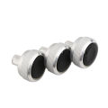 Aluminum Alloy 3Pcs Heat Control Knob Car Air Conditioning Knob For Honda City 2008 2009 2010 2011 2012 2013 2014 AC Knob.