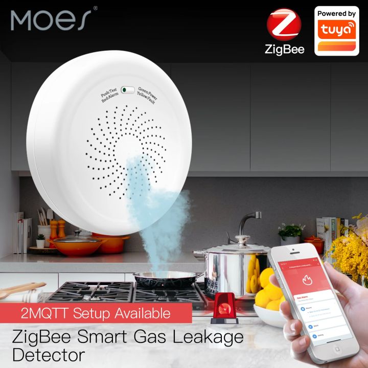 Smart ZigBee Gas Leakage Detector Combustible Sensor Tuya Smart Home ...