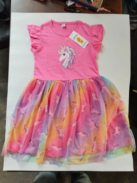 1-12%20Years%20Baby%20Girls%20Overall%20unicon%20Print%20Dress%20Colorful%20Stripe%20Shirt%20Dress%20for%20Kids%20Girls.%20-%20Image%203