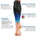 1Pair Calf Support Compression Sleeves for Women Men Running 20-30mmHg Footless Leg Socks Outdoor Sports Marathon. 
