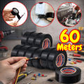 Black Electrical Wire Tape Electric Insulation Tape Heat Shrink High-Temp Insulating Adhesive for Industrial Home Mechanics Use. 