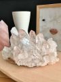 Crystal Quartz Mineral For Home Decoration. 