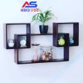 ntersecting Wooden Floating Wall Shelf Set of 3 Wooden shelf for wall Perfect Shelving Unit for Bedrooms, Offices, Living Rooms & Kitchens custom made avilable. 