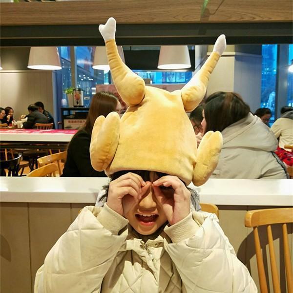 Christmas%20Turkey%20Hat%20Funny%20Roasted%20Turkey%20Hat%20Cooked%20Chicken%20Costumes%20Accessories%20For%20Dressing%20Props%20Cosplay%20Holiday%20Dress%20Up%20-%20Image%206