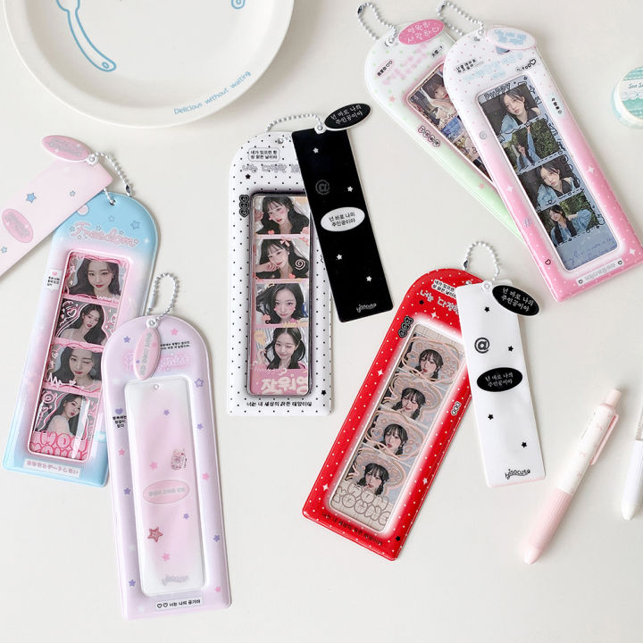 Girl%20Transparent%20Hollow%20Out%20Life%20Four%20Grid%20Card%20Holder%20%20Bag%20Pendant%20Display%20Card%20Case%20Photobooth%20Card%20Sleeve%20-%20Image%202