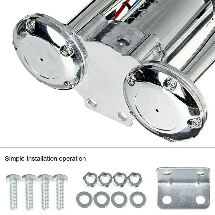 Super%20Loud%20600DB%20Dual%20Trumpet%20Train%20Horns%20for%20Trucks%2012V%20Stainless%20Steel%20Electric%20High%20Decibel%20Chrome%20Finished%20Car%20Speaker%20with%20-%20Image%206