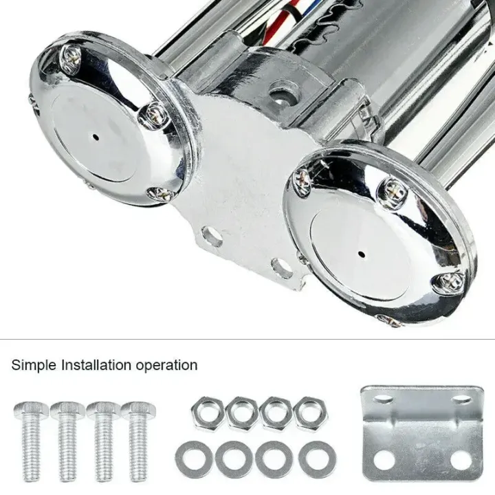 Super%20Loud%20600DB%20Dual%20Trumpet%20Train%20Horns%20for%20Trucks%2012V%20Stainless%20Steel%20Electric%20High%20Decibel%20Chrome%20Finished%20Car%20Speaker%20with%20-%20Image%206