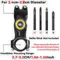 Motorcycle Bicycle Selfie Stick Monopod Mount Handlebar Bracket for Insta360 X5 X3 X4  Hero 13 12 11 10 9 8  Accessories. 