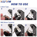 Crimping Tools For PH2.0/XH2.54/2.8/3.0/3.96/KF2510/JST Terminal SN-2549S 0.08-1.0mm²/AWG28-18  Wire Ratcheting Pliers YEFYM. 