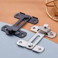 Stainless Steel Door Hasp Safety Buckle Latch Sliding Pet Cage Door Lock Security Hardware With Screws Window Cabinet Home Latch. 