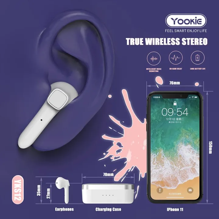 Bluetooth%20Earbuds%20YOOKIE%20YKS12%20Stereo%20Sports%20Headset%20Mini%20Wireless%20Earbuds%20By%20Alkaram%20Communication%20-%20Image%204
