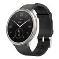 Amazfit Active 2 Round 1.32inch Smartwatch (Premium) Dual Strap Leather and Silicone.
