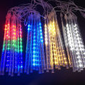 LED Meteor Shower Rain Lights Waterproof Falling Raindrop Fairy String Light for Christmas Holiday Party Patio Decor 30CM. 
