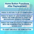 Home Button Replacement for iPhone SE 2022/2020, 7/8/7 Plus/8 Plus | Fingerprint Touch ID Flex Cable | Durable & Precise Fit | Restores Functionality | Includes Screwdrivers for Easy Installation. 