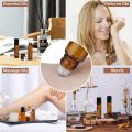 8/30pcs Glass Roll on Bottle 10ml Empty Essential Oil Roller Bottle with Stainless Steel Ball Dropper Pipette Travel Accessories. 