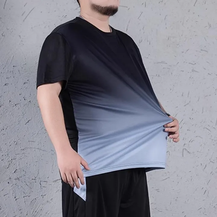 Plus%20Size%20Mens%20Short-sleeved%20T%20Shirts%20Large%20Size%20Round%20Neck%20T-shirt%20Outdoor%20Loose%20Casual%20Cool%20Top%20Gym%20Clothing%20Men%20-%20Image%205