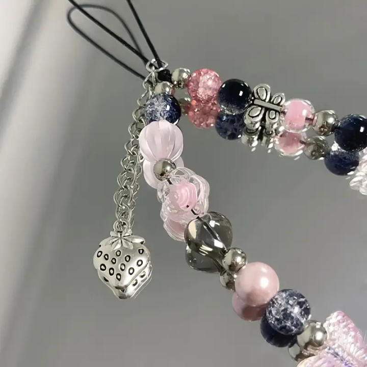 Korea%20Cute%20Black%20Beaded%20Phone%20Chain%20Cross%20Butterfly%20Charm%20Lanyard%20Phone%20Chain%20For%20Accessories%20Jewelry%20Strawberry%20Pendant%20Gifts%20-%20Image%202