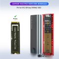 NVME Enclosure Type C USB 3.1 10G Adapter Case SSD M2 NVME External Case NVME USB SSD Enclosure Aluminium M.2 Case Box Tool Free.