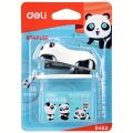 DELI Cartoon Mini Stapler Set Stapling Machine With 1000 pcs No.10 Staples Office School Binding Supplies Manual Cute Staplers.
