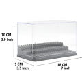 Stackable Acrylic Dispaly Box for Building Blocks Figures Stand MOC Car Model Collection Showcase Children Toys Gift. 