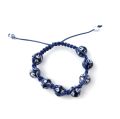 Chinese porcelain handmade blue bracelet. 
