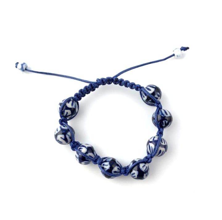 Chinese porcelain handmade blue bracelet