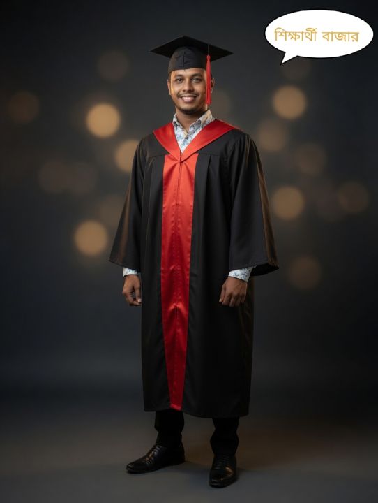 University Graduation Gown | Convocation Gown | PhD Academic Robe Apron - Unisex Premium Quality