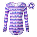 Girls Gymnastic Leotards Long Sleeve Unicorn Mermaid Unitard Sparkly Tumbling Dance Leotards for Kids 2-10 Years.